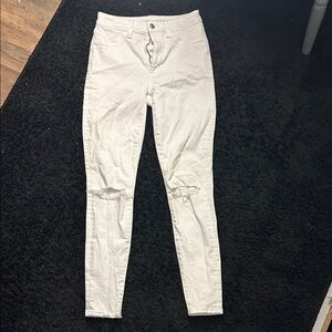 American Eagle Outfitters White Skinny Jeans